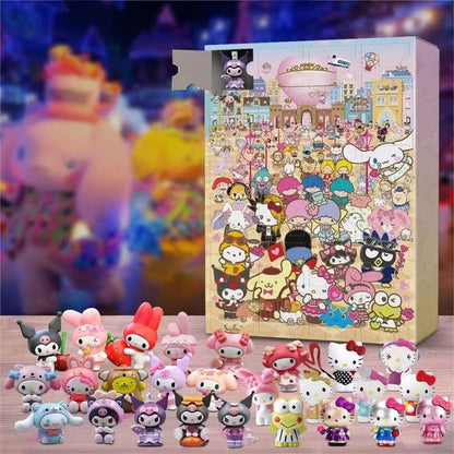 Anime Character Advent Countdown Keychain Box