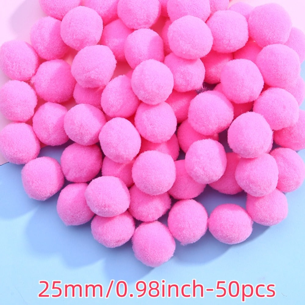 Rainbow Pom Pom Balls