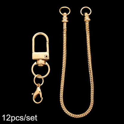 Blank Beadable Keychain Set