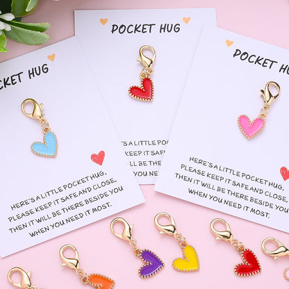 Heart Keychain with Thank You Card