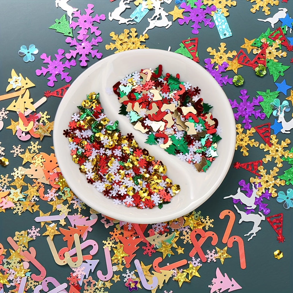 Christmas Theme Mini Sequin Beads