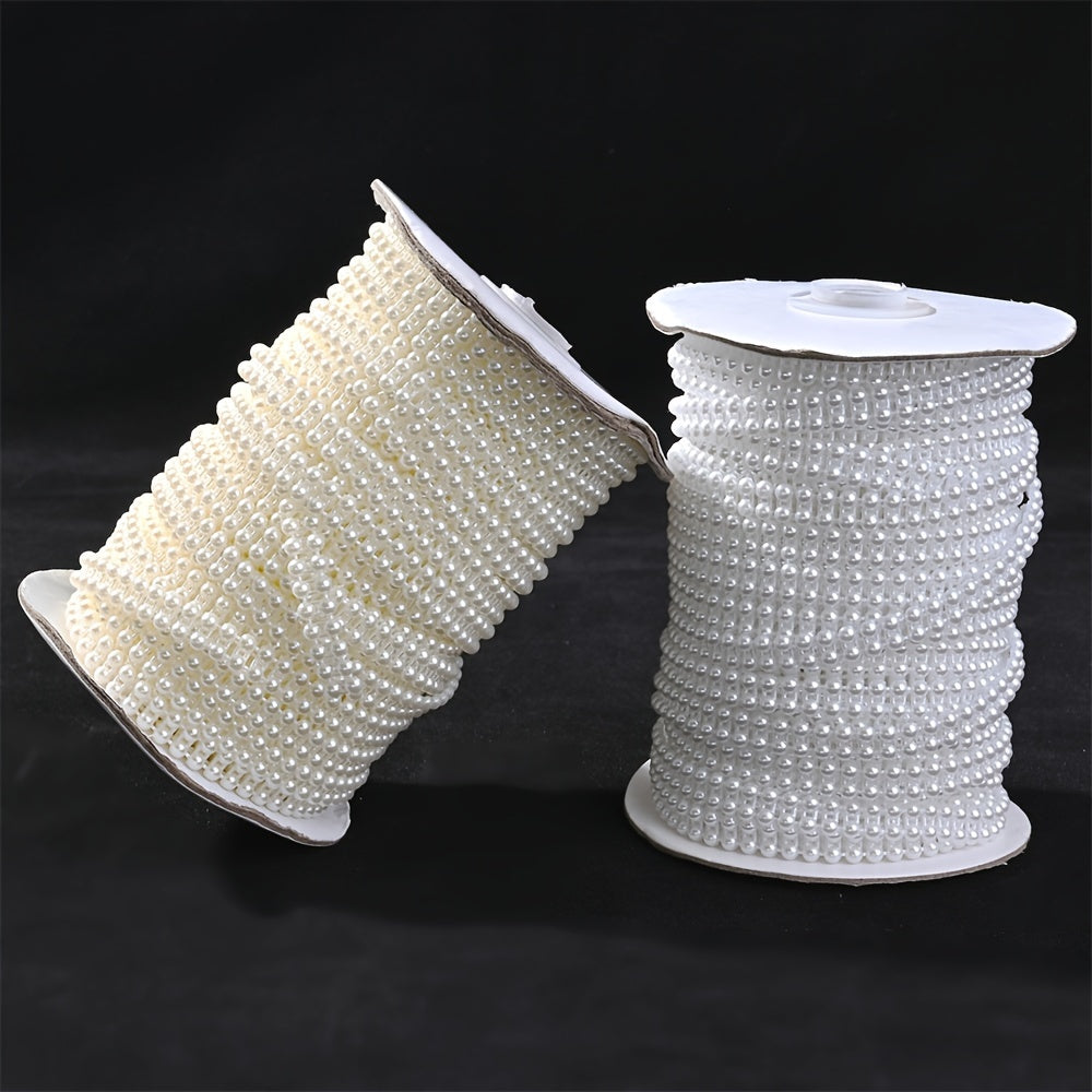 Double Semicircle Acrylic Beads