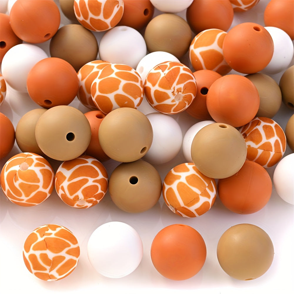 Mixed Color Heart Silicone Beads