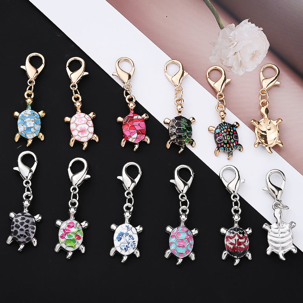 Turtle Keychain Zinc Alloy Charms