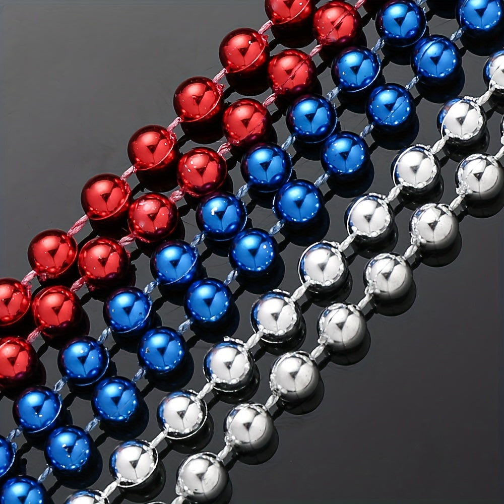 3PCS 6mm Round Wave Bead Chain Set