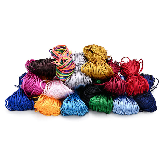 Random Color Chinese Knot Satin Cords