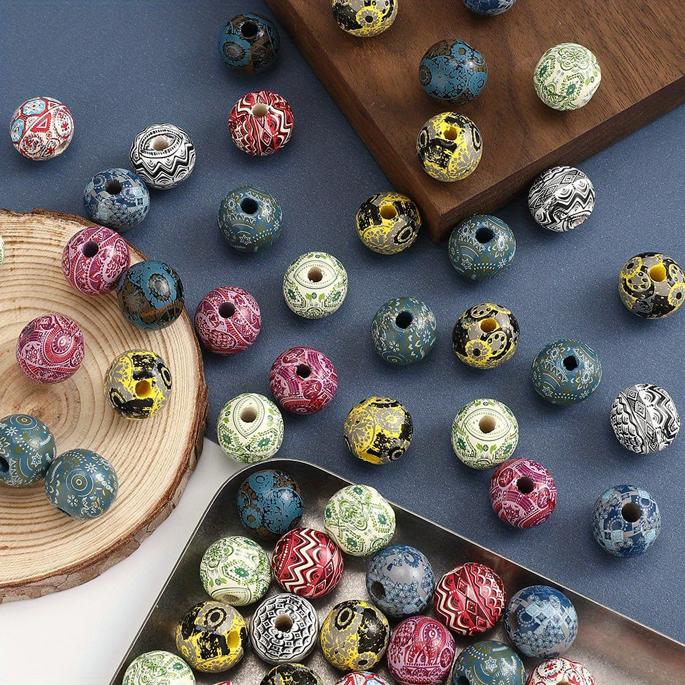 Bohemian Wooden Beads