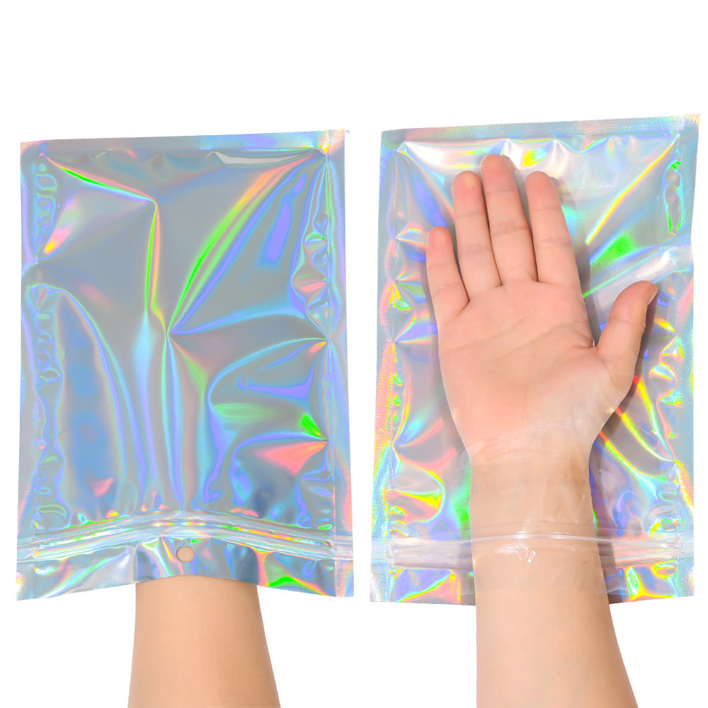 Holographic Resealable Packaging Bags