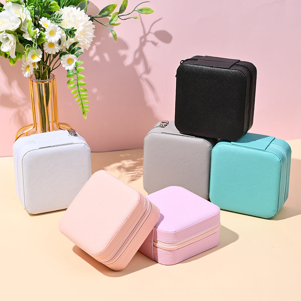 10x10x5 cm PU Leather Jewelry Storage Box