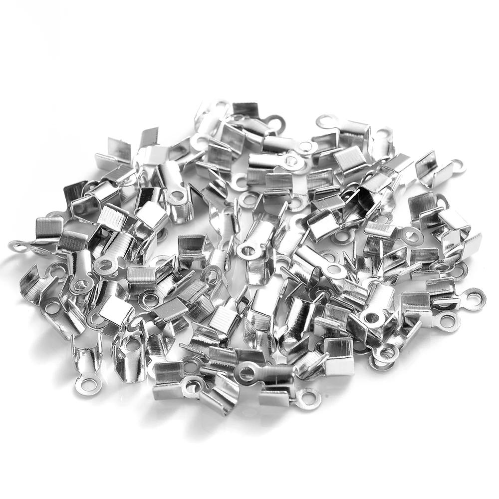 200pcs 2.5/3.5/4mm Crimp End Caps