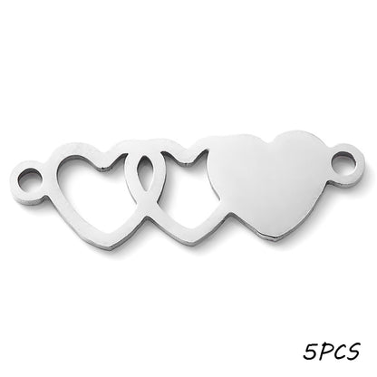 Stainless Steel Heart Connectors