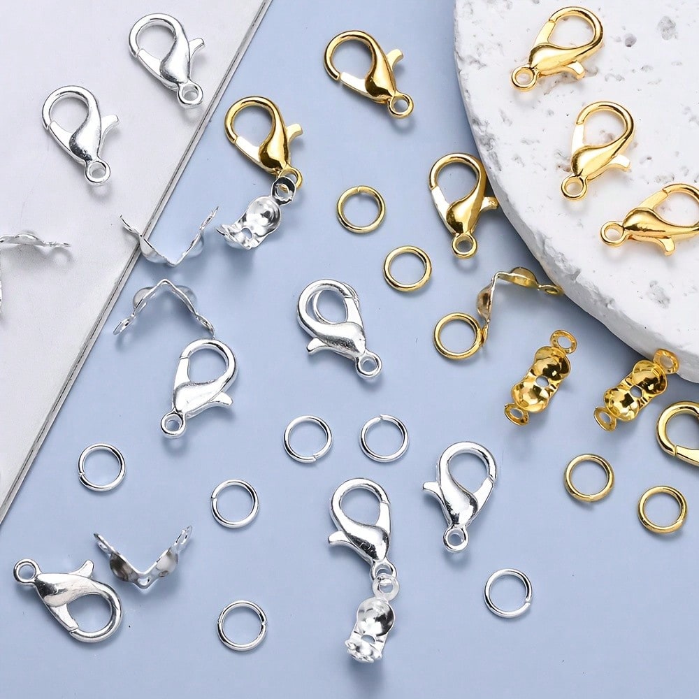Alloy Lobster Clasp Connector Set