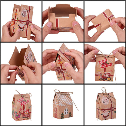 Christmas House Shaped Gift Boxes