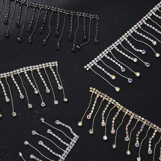 Rhinestone Tassel Chain
