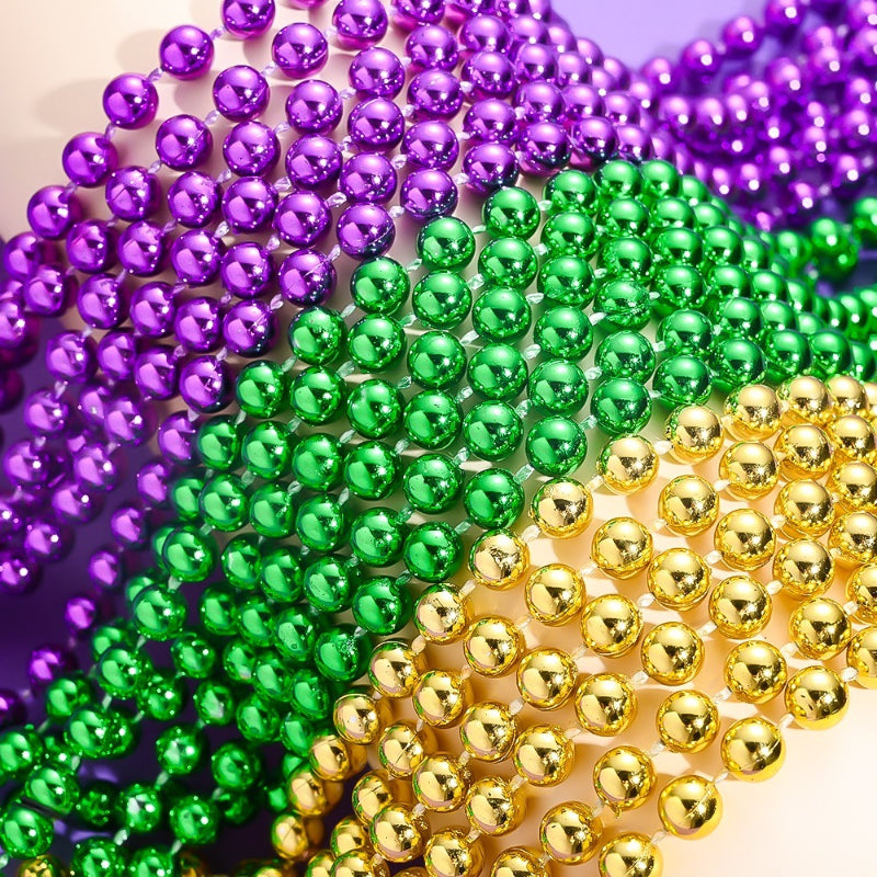 Mardi Gras Carnival Beaded Necklaces