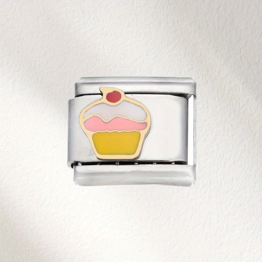 1pc Colorful Cake Charm Chain Bead