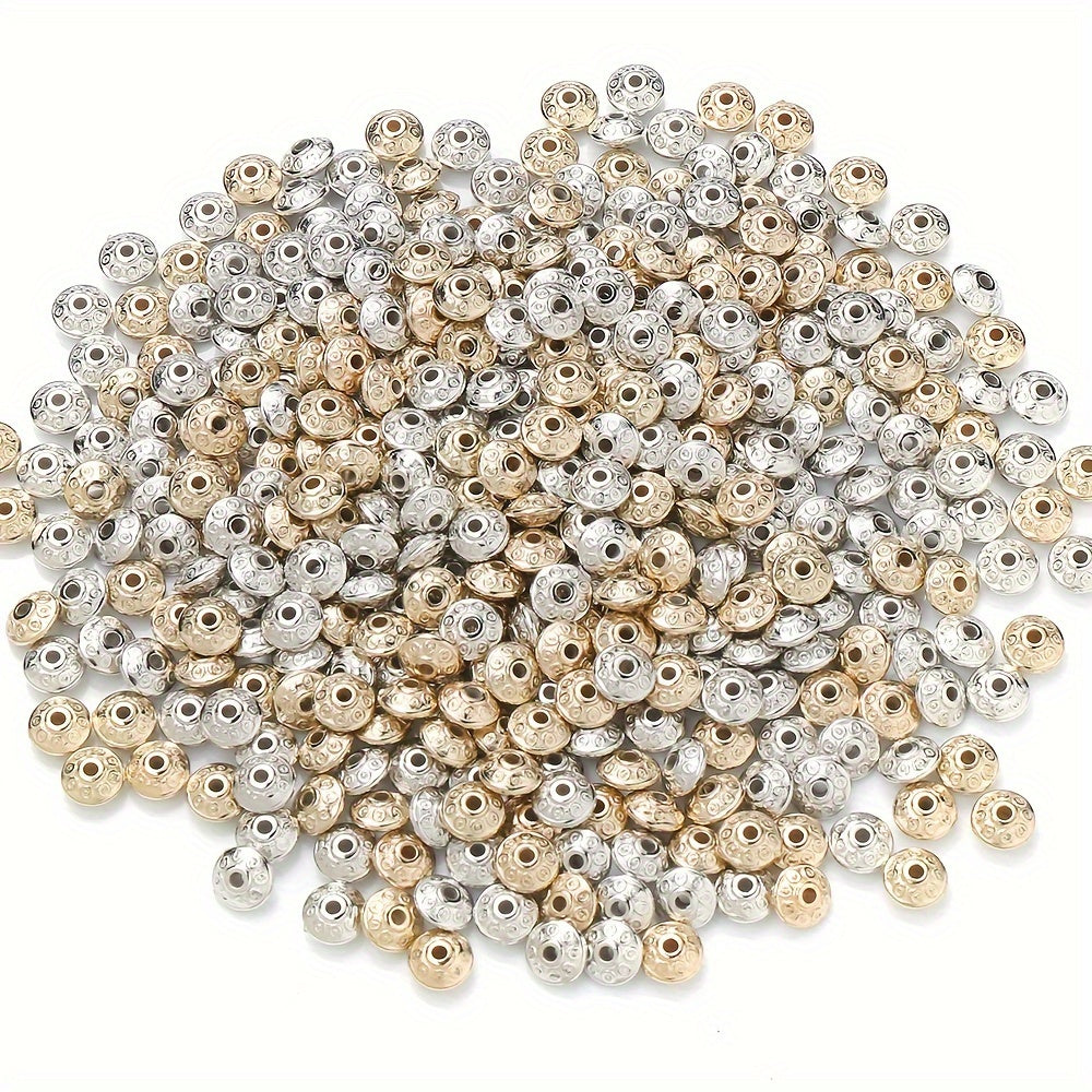 100PCS 6mm UFO-Shaped Plastic Bead Set