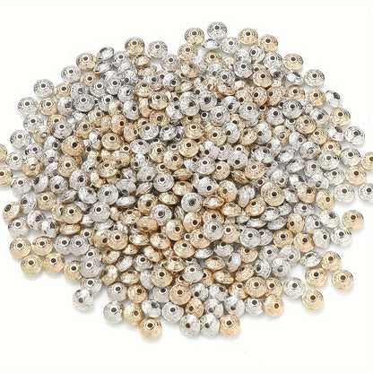 100PCS 6mm UFO-Shaped Plastic Bead Set