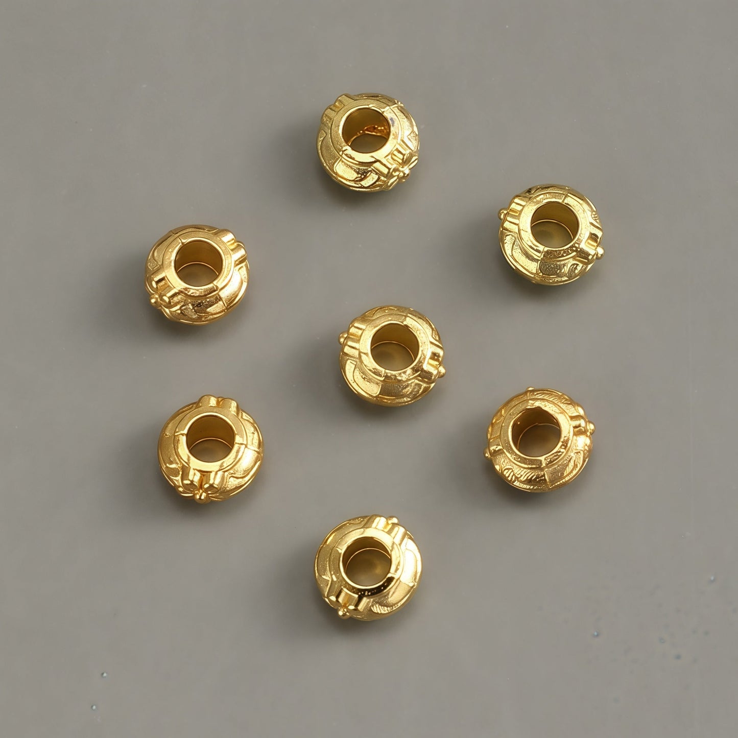 Flower Alloy Beads