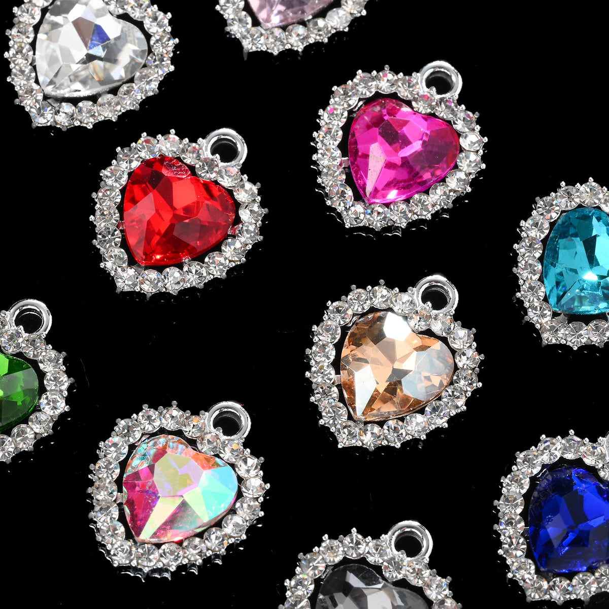 Heart Alloy Pendants