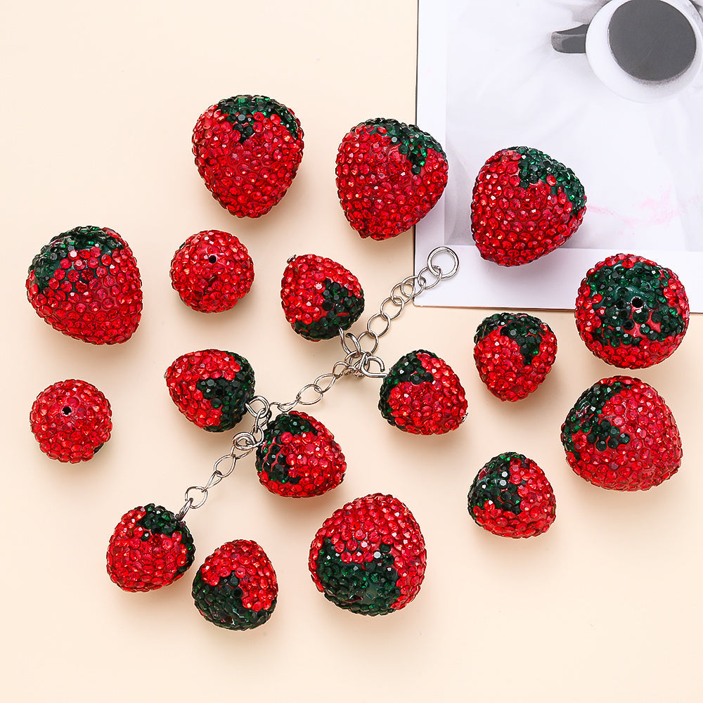 Strawberry Soft Clay Beads