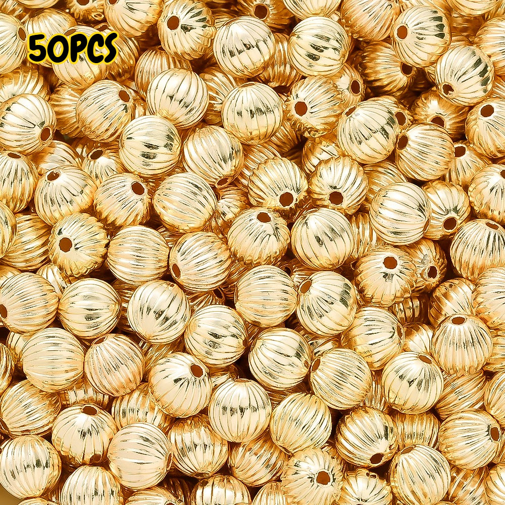 Vintage CCB Pumpkin Beads