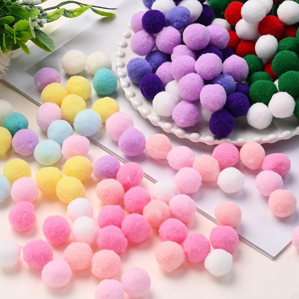 Soft Fluffy Pompom Beads