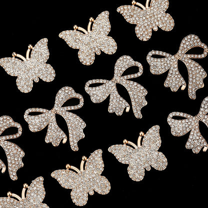 Golden Bow Flatback Embellishments