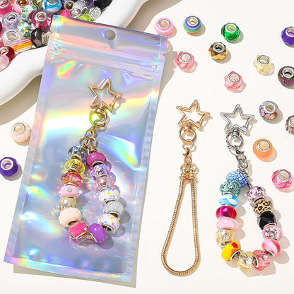 Star Beadable Keychain Set