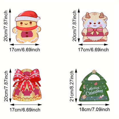 9/10-Piece Random Christmas Gift Bag Set