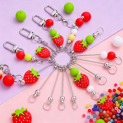 Strawberry Theme Keychain Making Kit