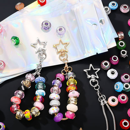 Star Beadable Keychain Set