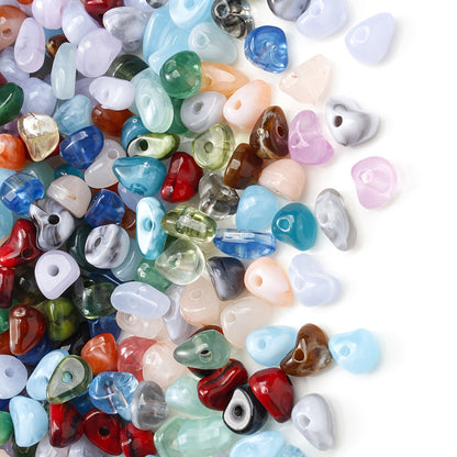 Mixed Color Irregular Acrylic Loose Beads