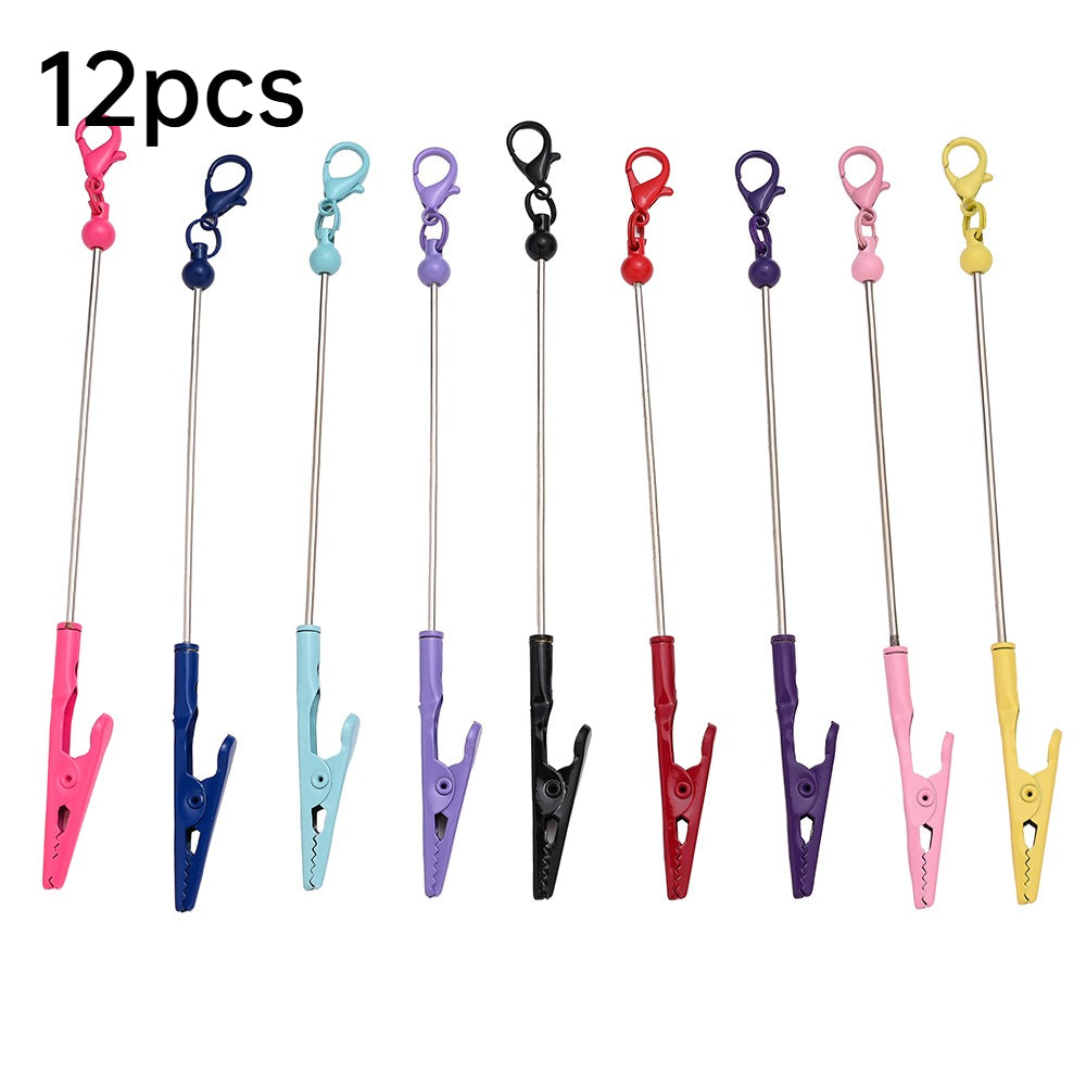 Beaded Card Holder Clips