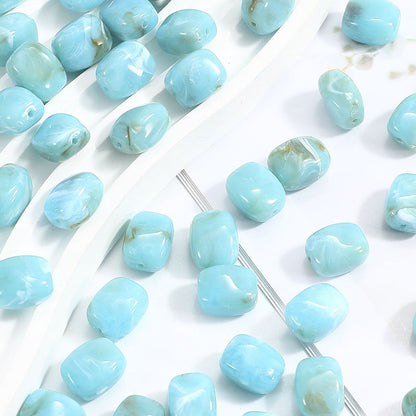 Multicolor Acrylic Straight-Hole Spacer Beads