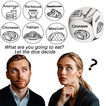 Stainless Steel Decision Dice Set