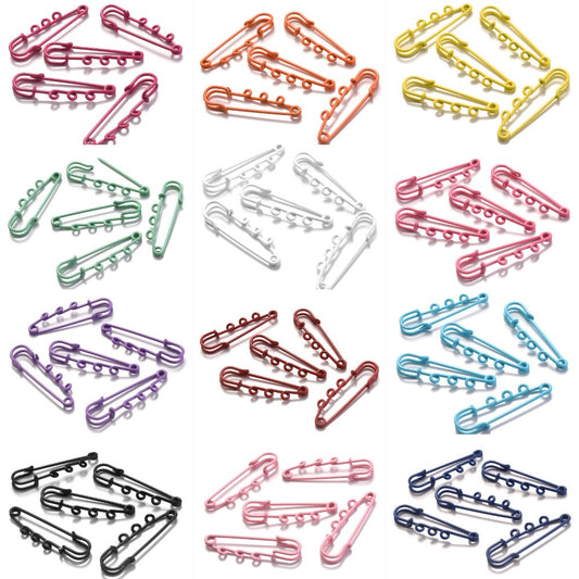 Colorful Enamel Safety Pins