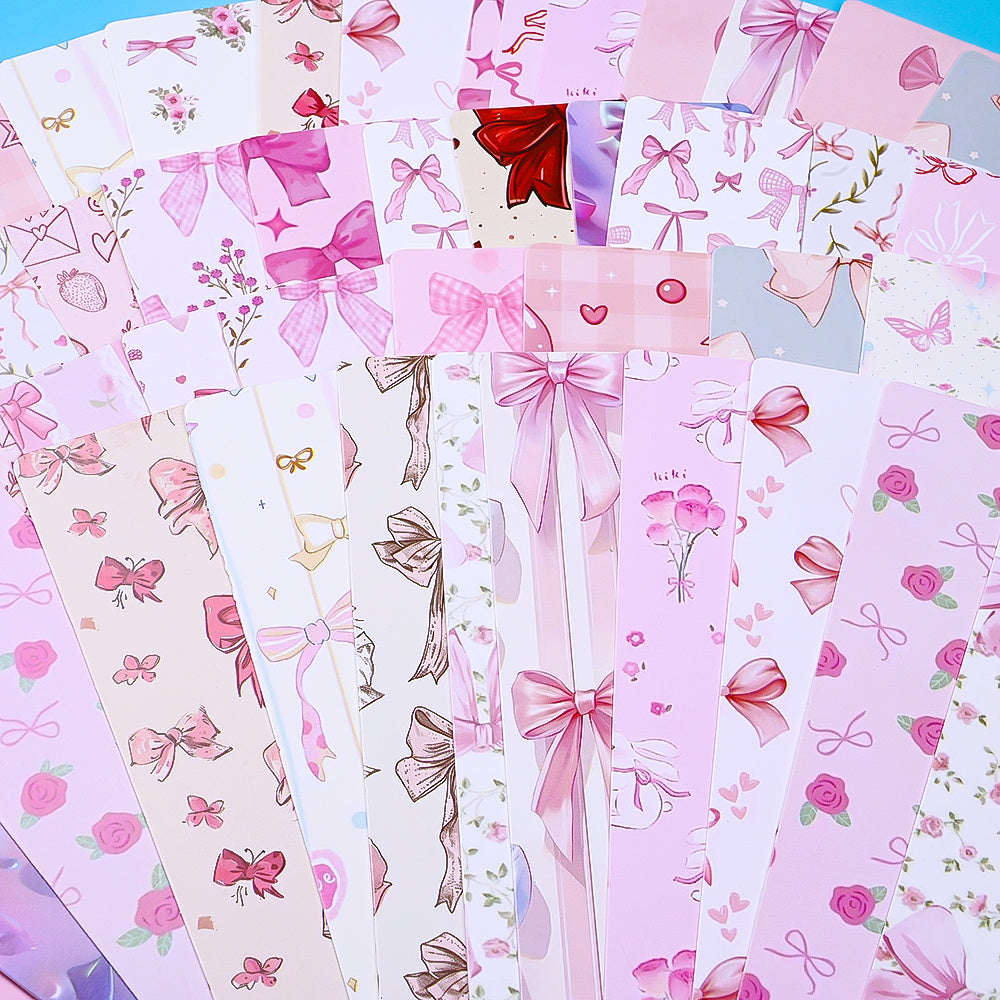 Coquette Pink Bow Bookmarks