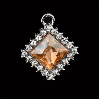 Square Alloy Pendant Set