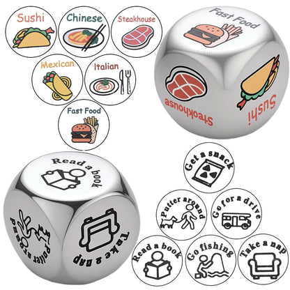 Stainless Steel Decision Dice Set
