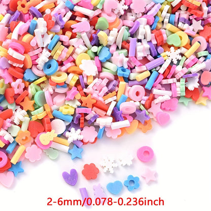 10g 2–6mm Soft Clay Bead Set