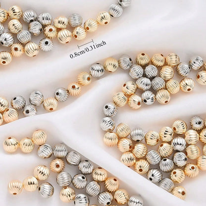 Vintage CCB Pumpkin Beads