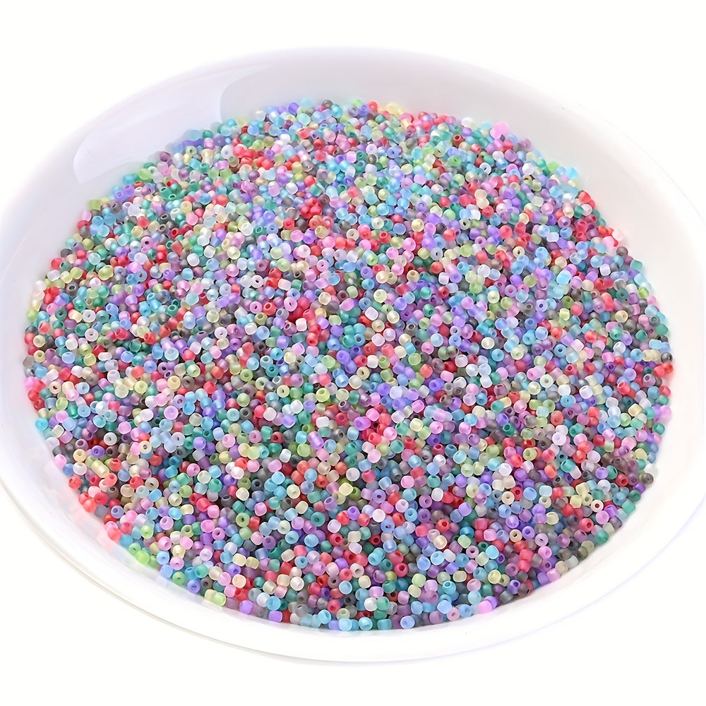 Colorful Frosted Seed Beads