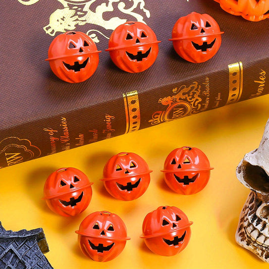 Orange Pumpkin Bell Pendants