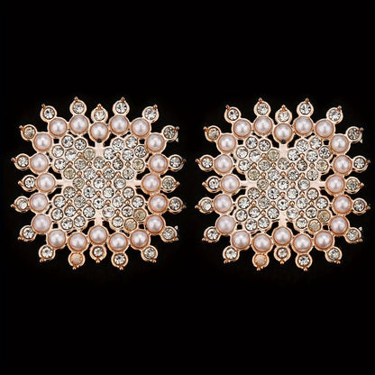 Stylish Acrylic Pearl and Rhinestone Flatback Embellishments
