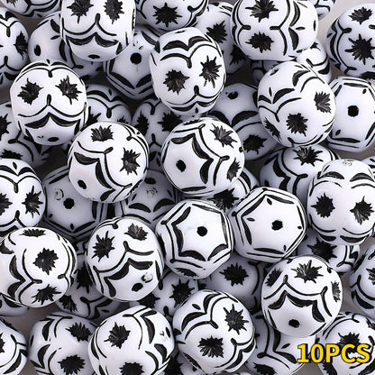 Skull Acrylic Spacer Beads