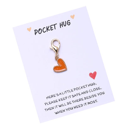 Heart Keychain with Thank You Card