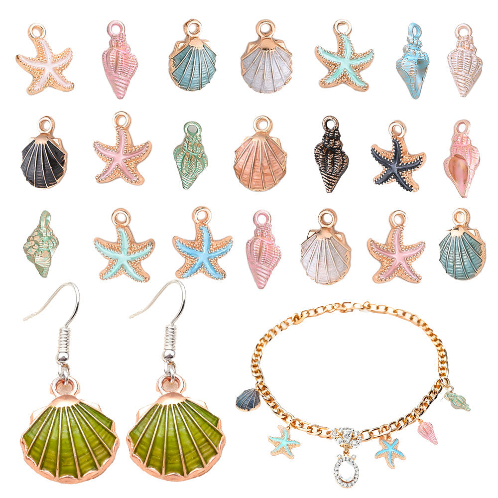 Ocean Enamel Pendants