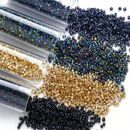 1380pcs/set 2mm Metallic Glass Seed Beads