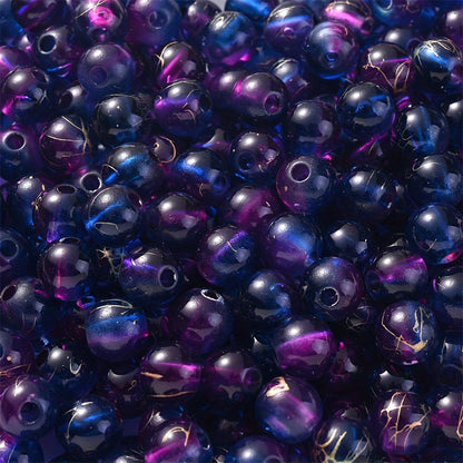 Sparkling Acrylic Spacer Beads